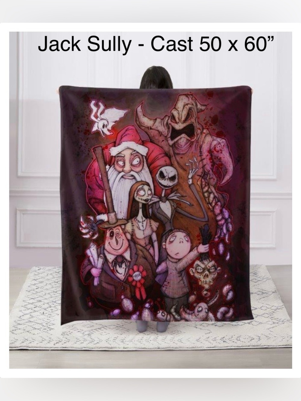 Jack Scully - Cast - 50x60” Fleece Halloween Blanket Throw